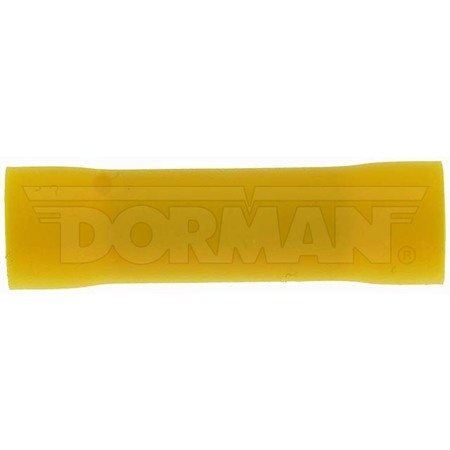 MOTORMITE 12-10 Gauge Butt Terminal Yellow Butt Connector, 85437 85437